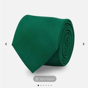 The Tie Bar - Grosgrain Solid Hunter Tie